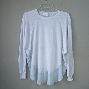 Womens Half & Half Pullover Sweater Size Medium